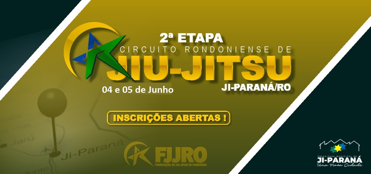 ETAPA DE JI-PARANÁ DE JIU-JITSU 2022 - CHAVES DISPONIVEIS